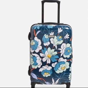 NWT Vera Bradley 26" Spinner Floral Bursts Hardside Rolling Luggage Suitcase.